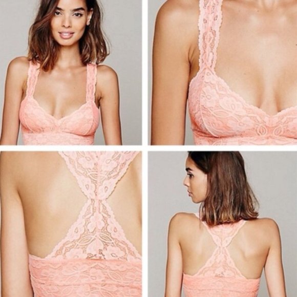 Free People Other - Free People lace racerback bralette intimates L